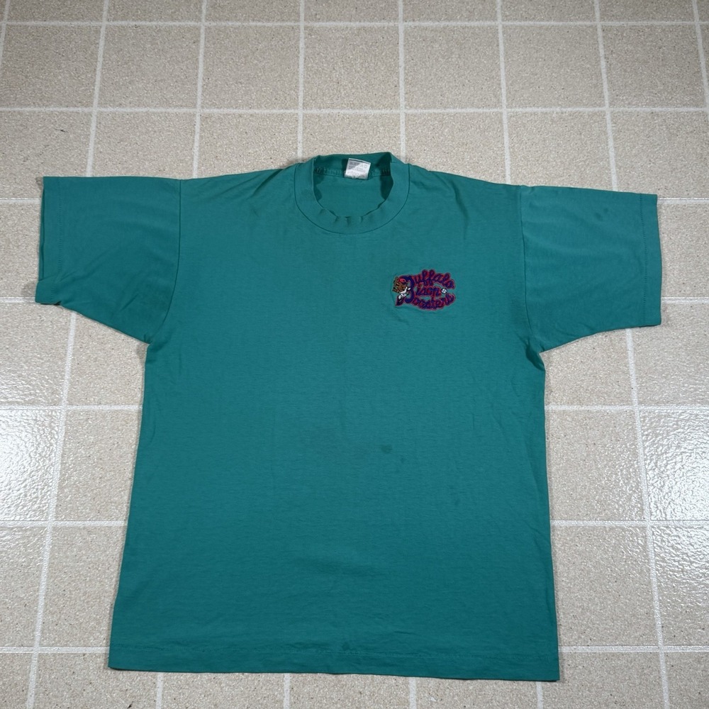 Vintage 90s Buffalo Bisons Booster Club Fruit of the Loom Single Stitch Shirt XL